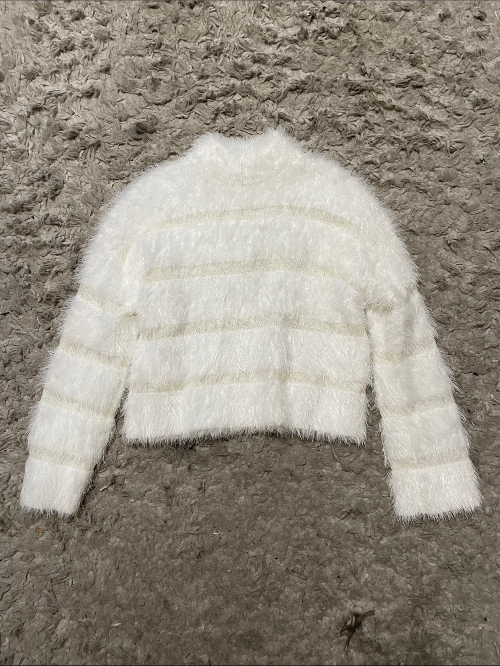 Cozy Cream Fuzzy Cropped Teddy Jacket